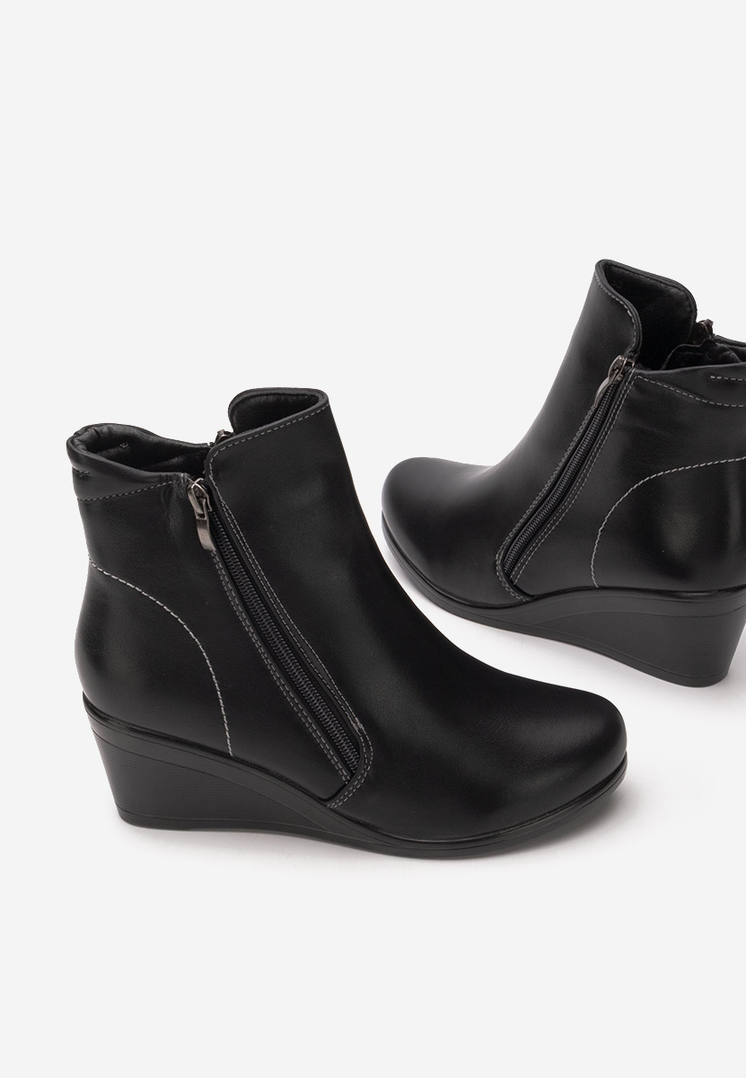 Ghete cu platforma Armandina negre
