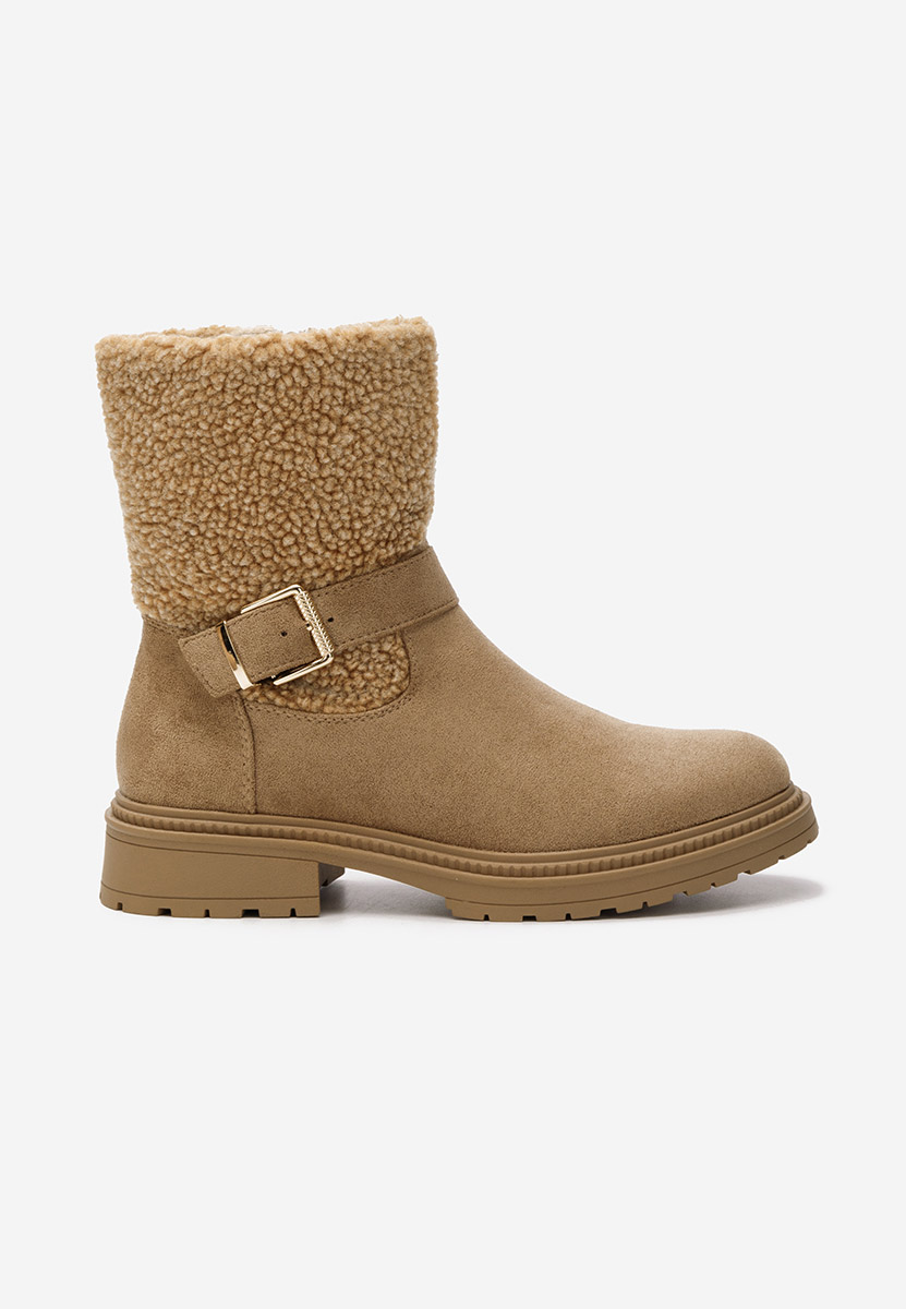 Ghete imblanite dama Sherill V2 camel
