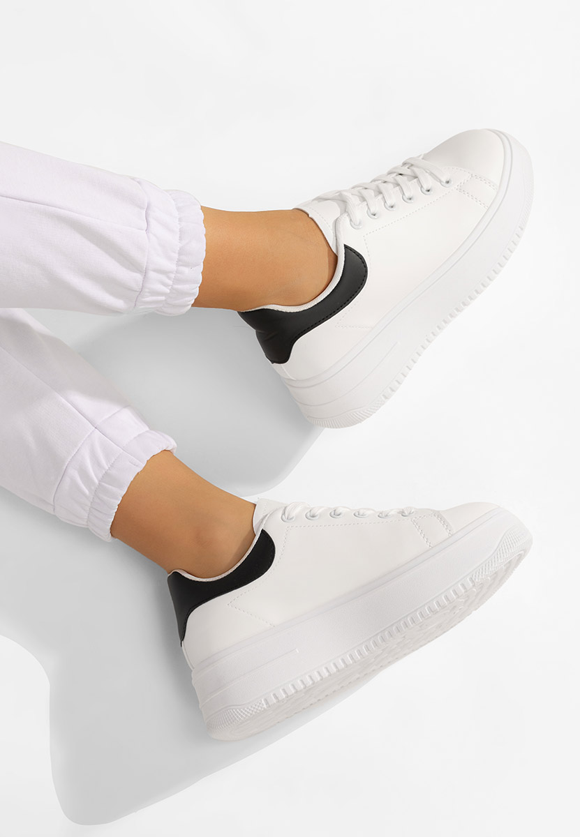 Sneakers cu platformă Kabani albi