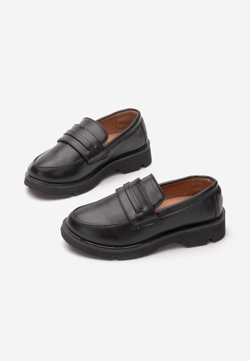 Mocasini baieti Wazz negri