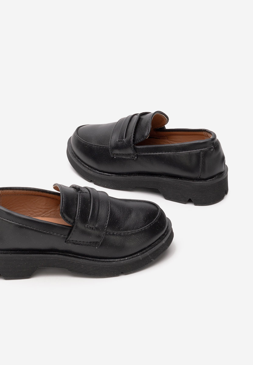 Mocasini baieti Wazz negri