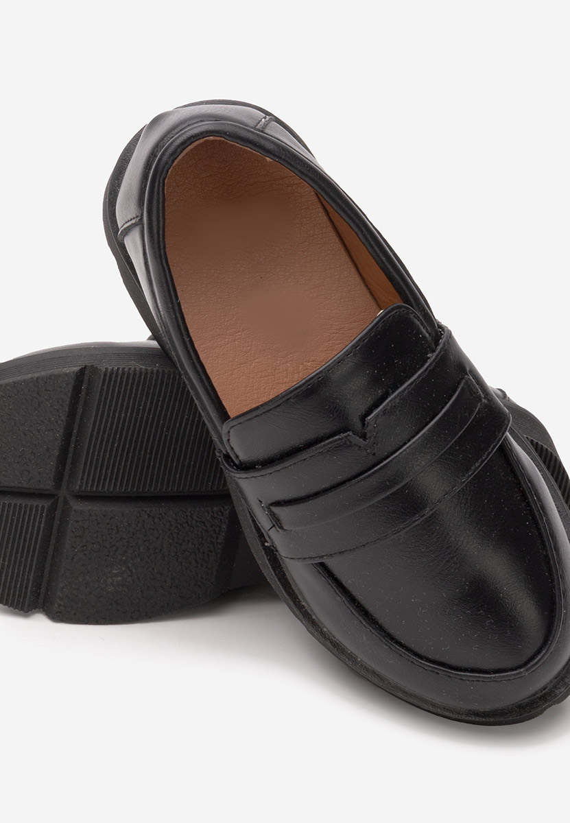 Mocasini baieti Wazz negri