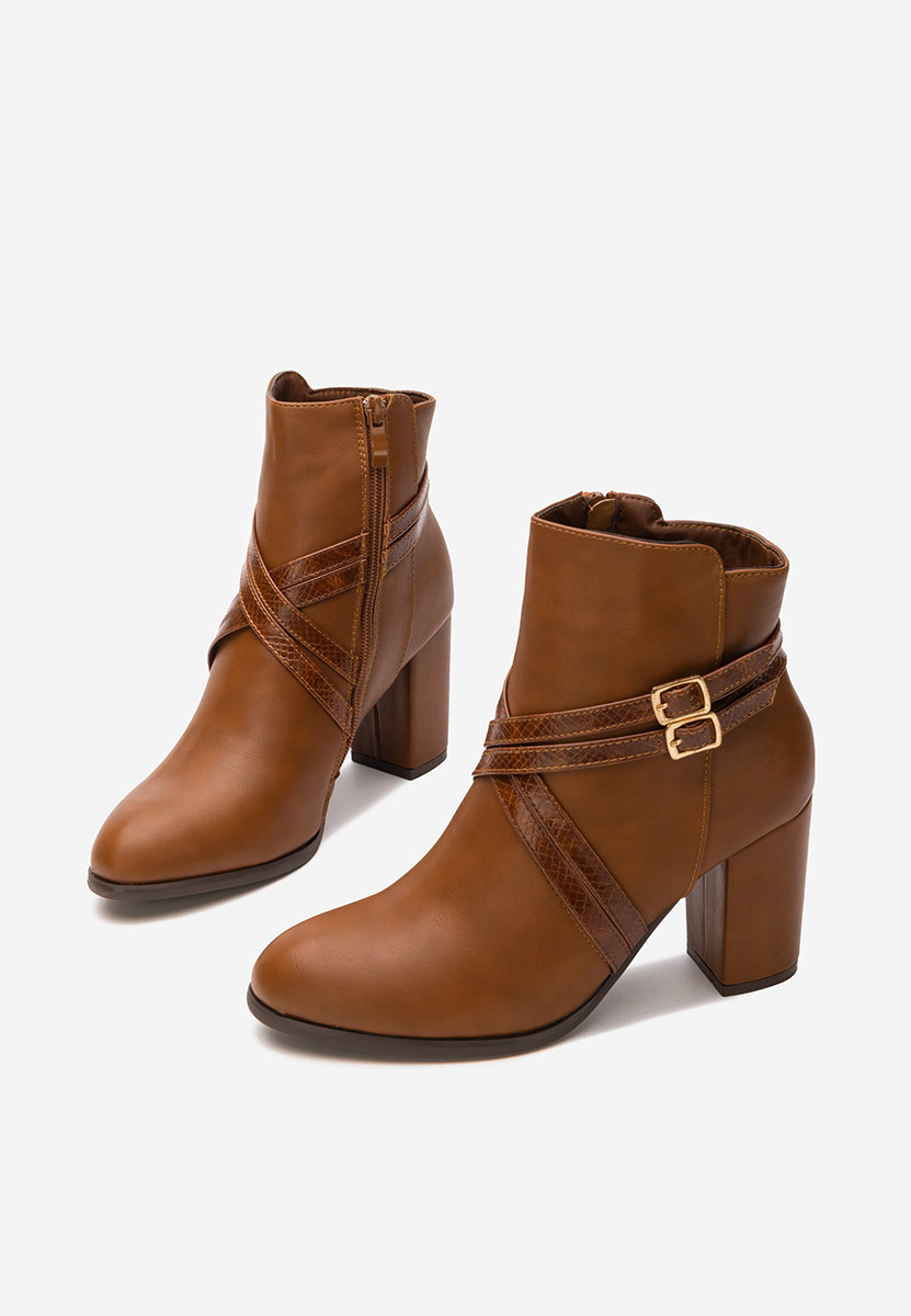 Botine elegante Caidesa camel