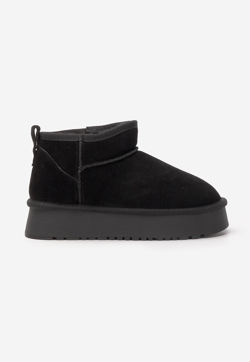 Cizme tip ugg cu platformă Cortney negre