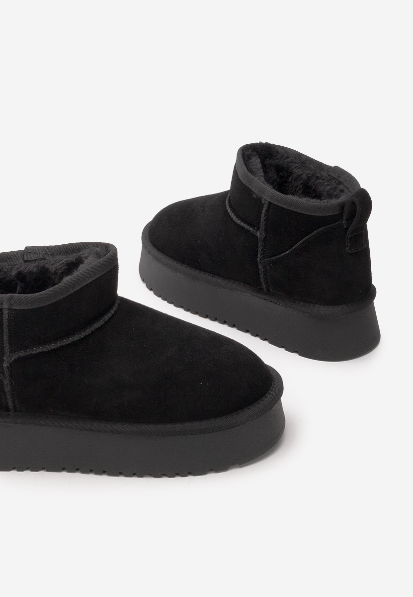 Cizme tip ugg cu platformă Cortney negre