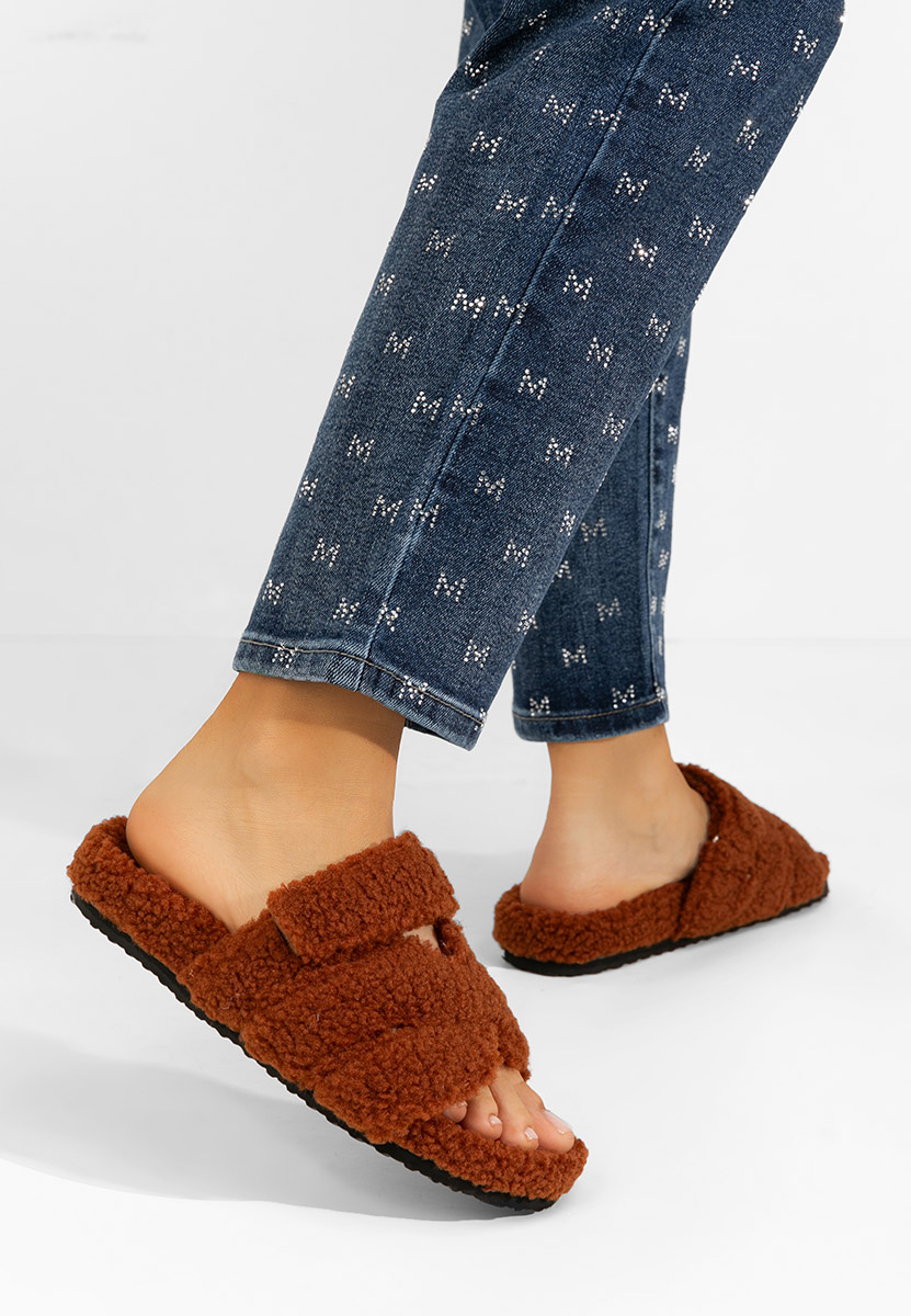 Papuci dama Merrill camel
