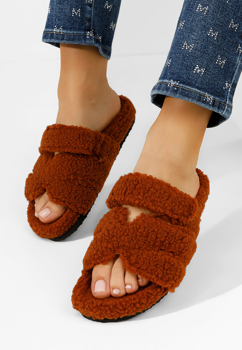 Papuci dama Merrill camel