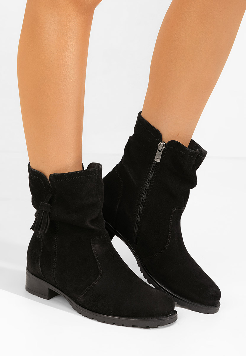 Ghete dama piele Cristine V2 negre