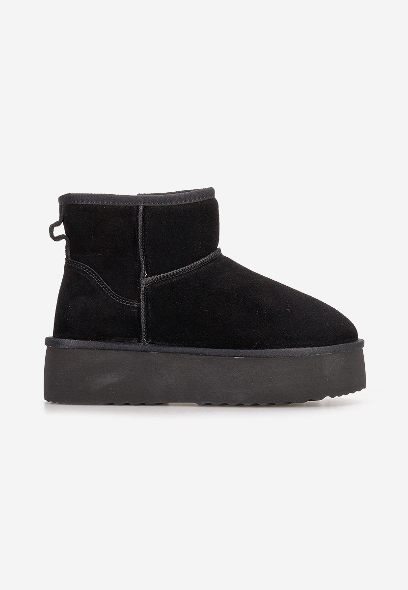 Cizme tip ugg cu platformă Nalya V3 negre