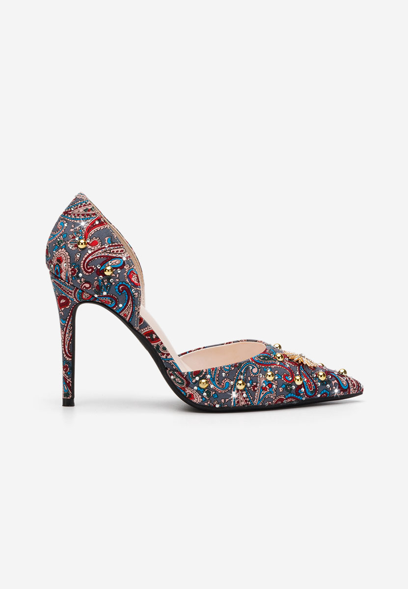 Pantofi stiletto Francesca V3 albastri