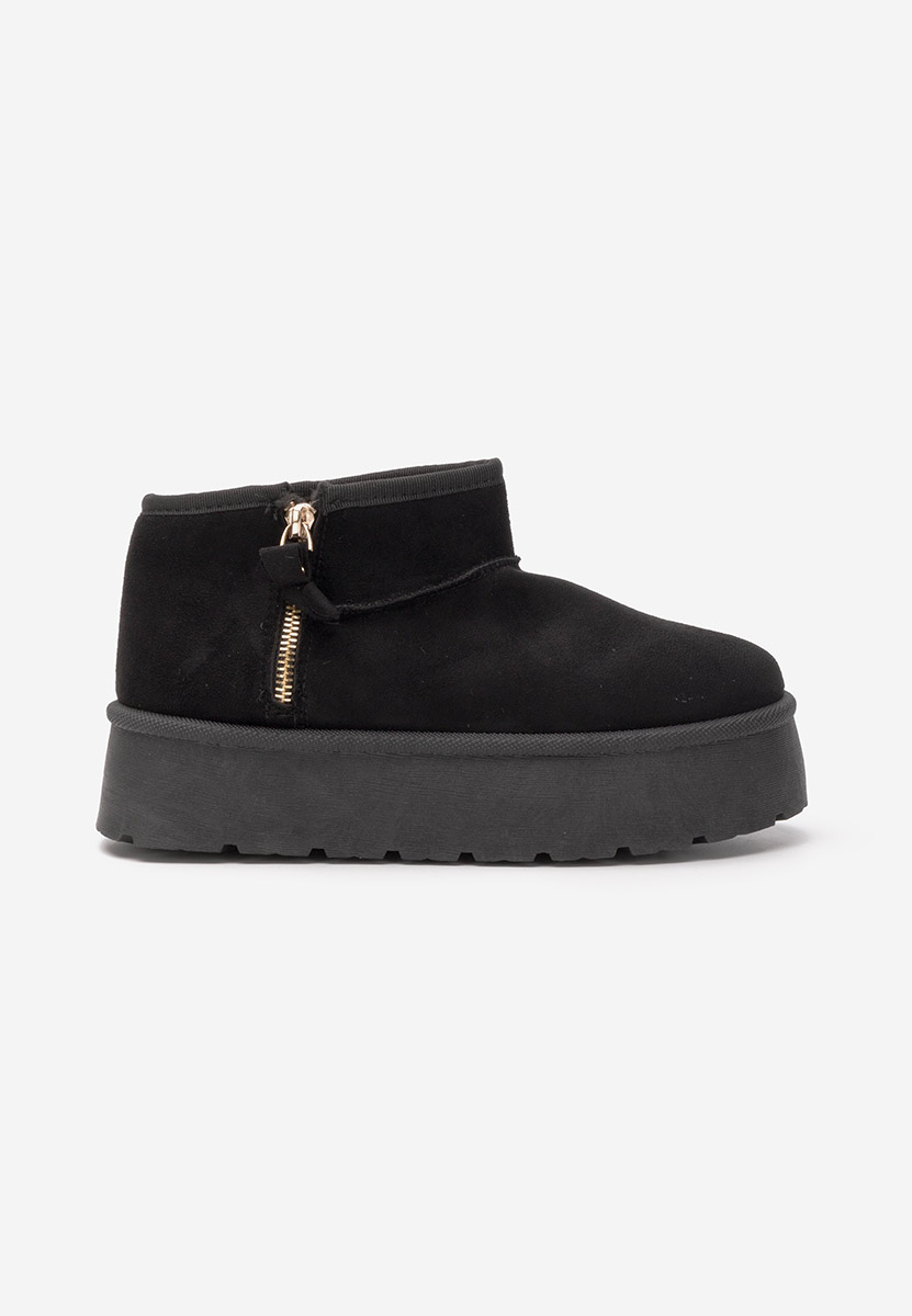 Cizme tip ugg Candiara negre