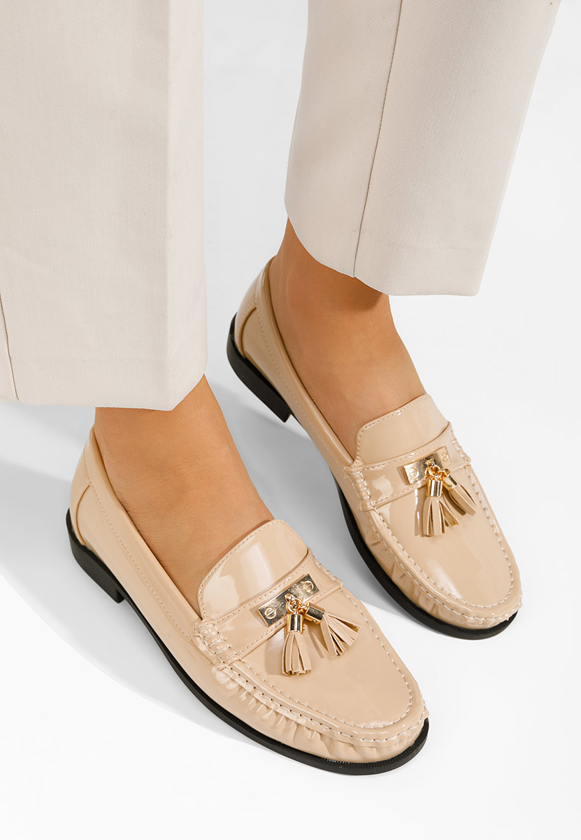 Loafers dama Dallas bej