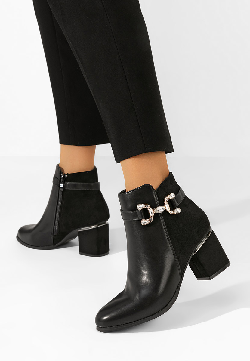 Botine dama elegante Safa negre