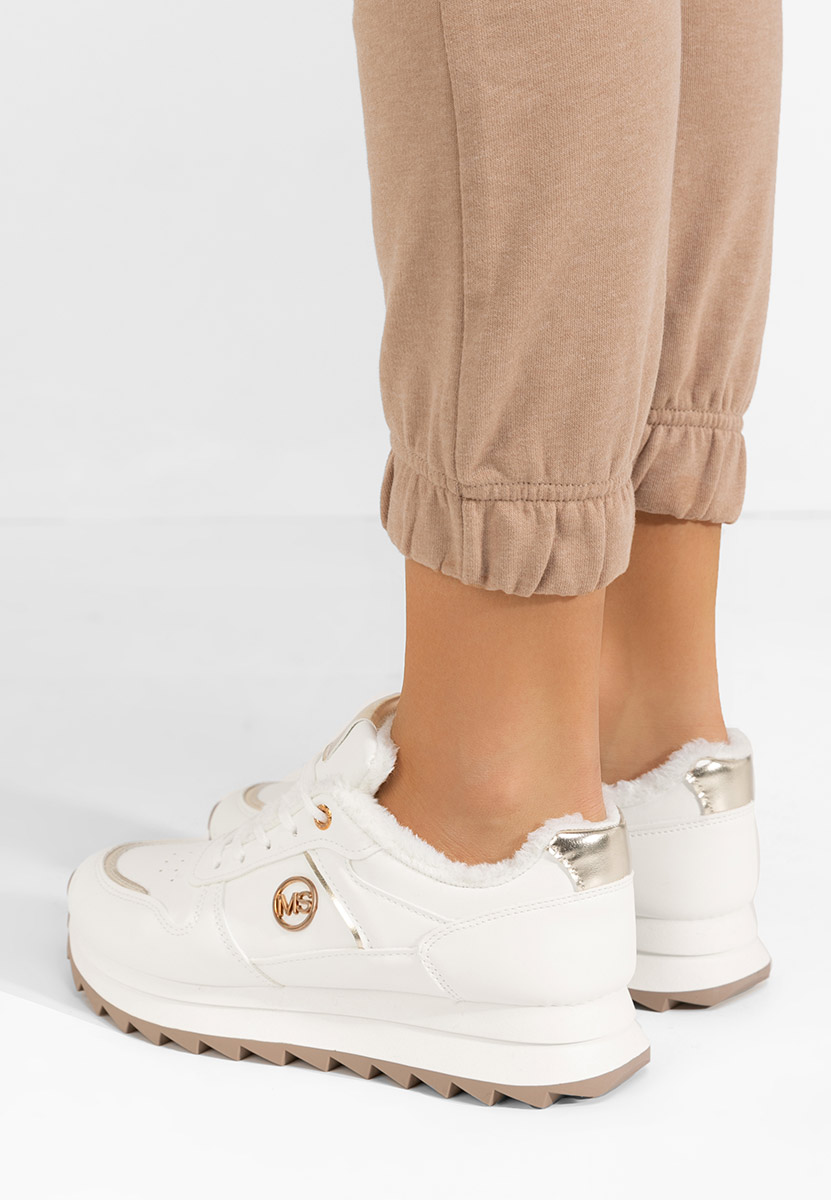 Sneakers dama imblaniti Carris albi