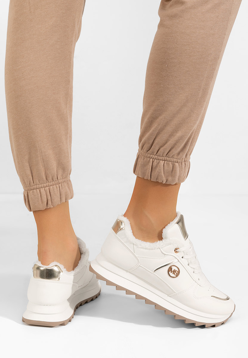 Sneakers dama imblaniti Carris albi