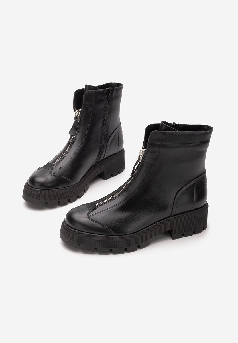 Ghete dama piele Laree negre