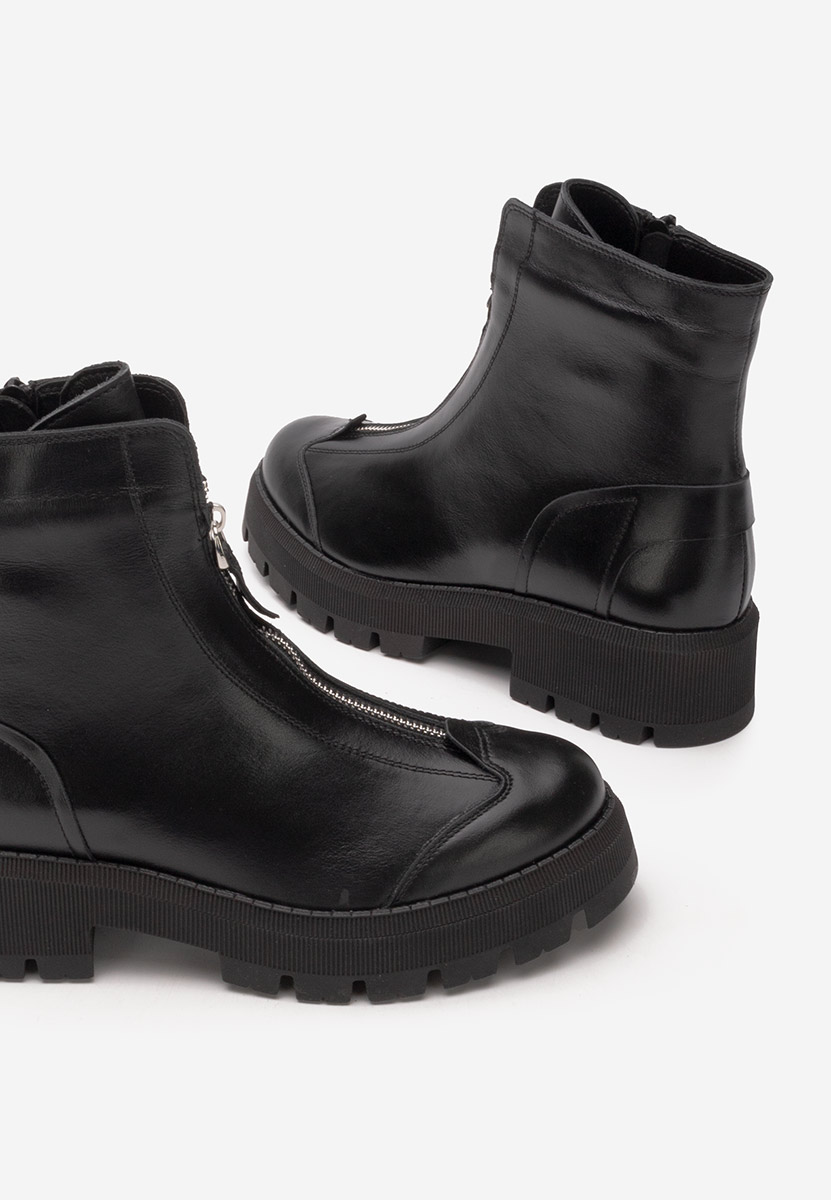 Ghete dama piele Laree negre