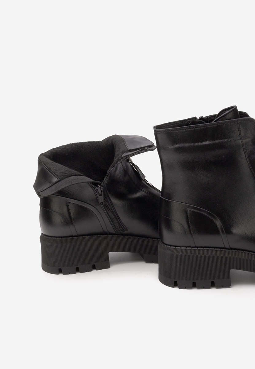 Ghete dama piele Laree negre