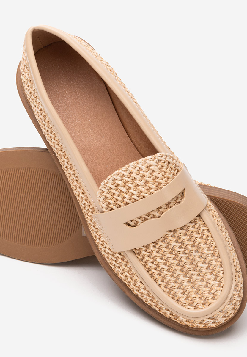 Mocasini dama Luvenia kaki