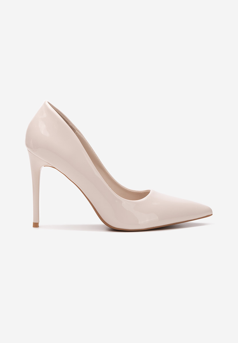 Pantofi stiletto Brandee crem