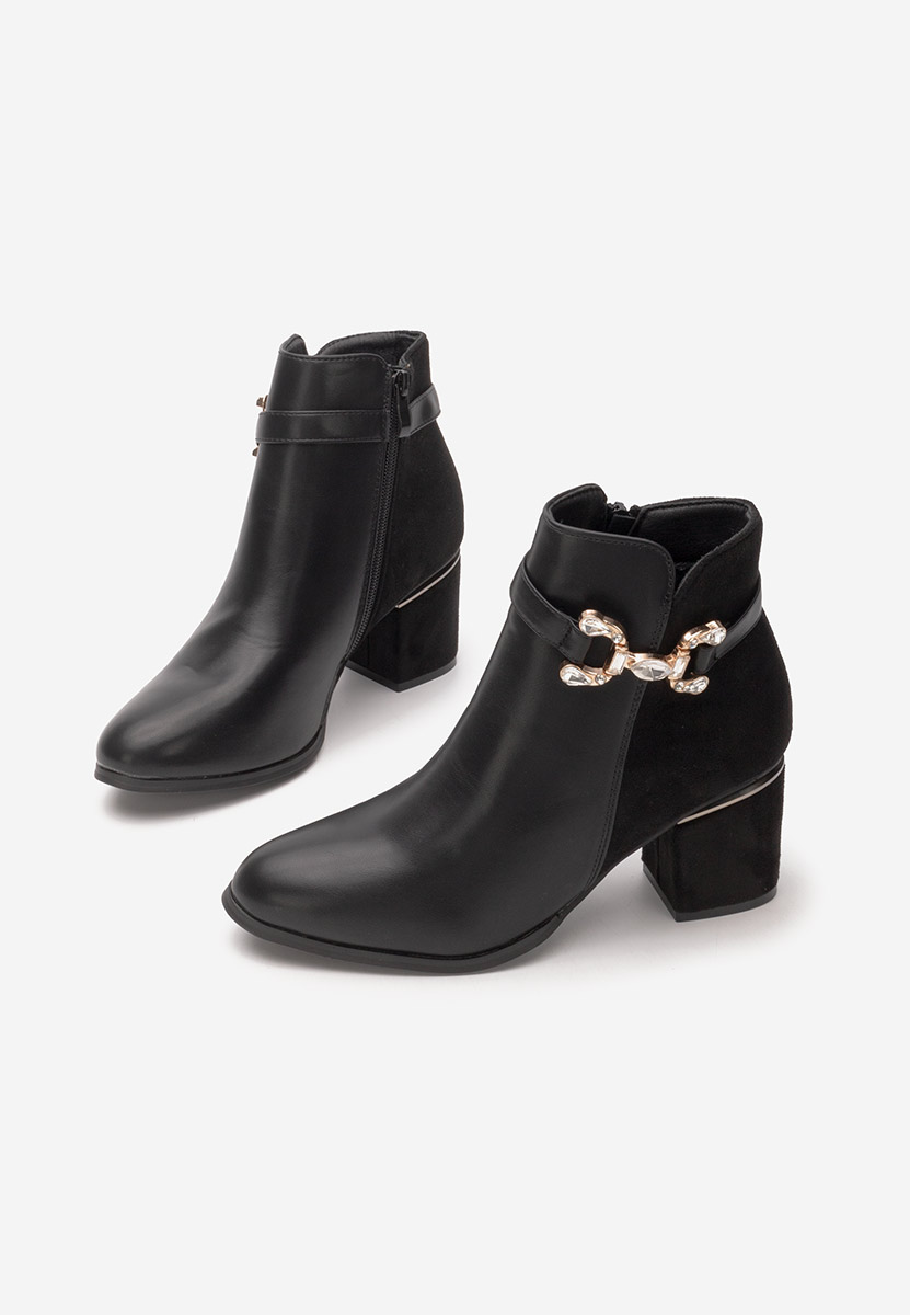 Botine dama elegante Safa negre