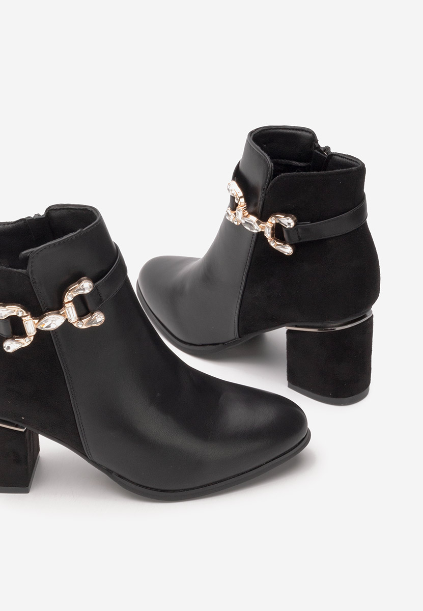 Botine dama elegante Safa negre