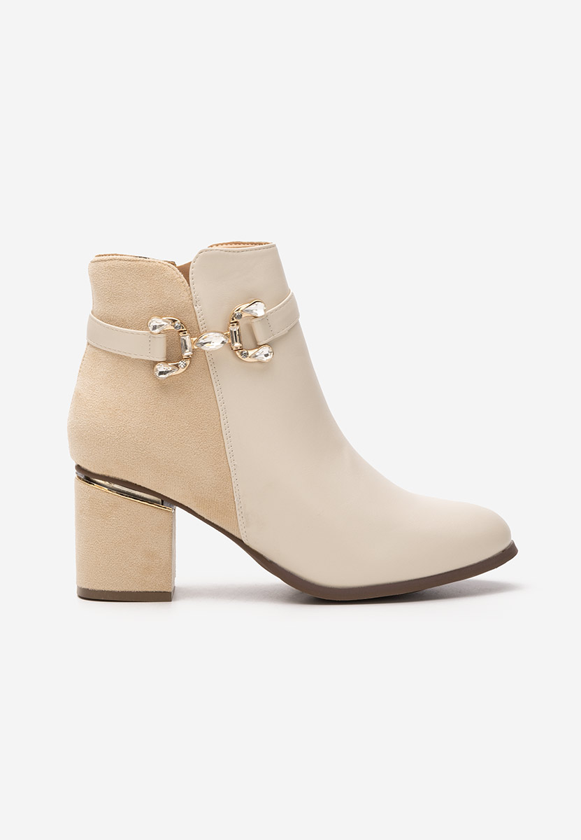 Botine dama elegante Safa bej