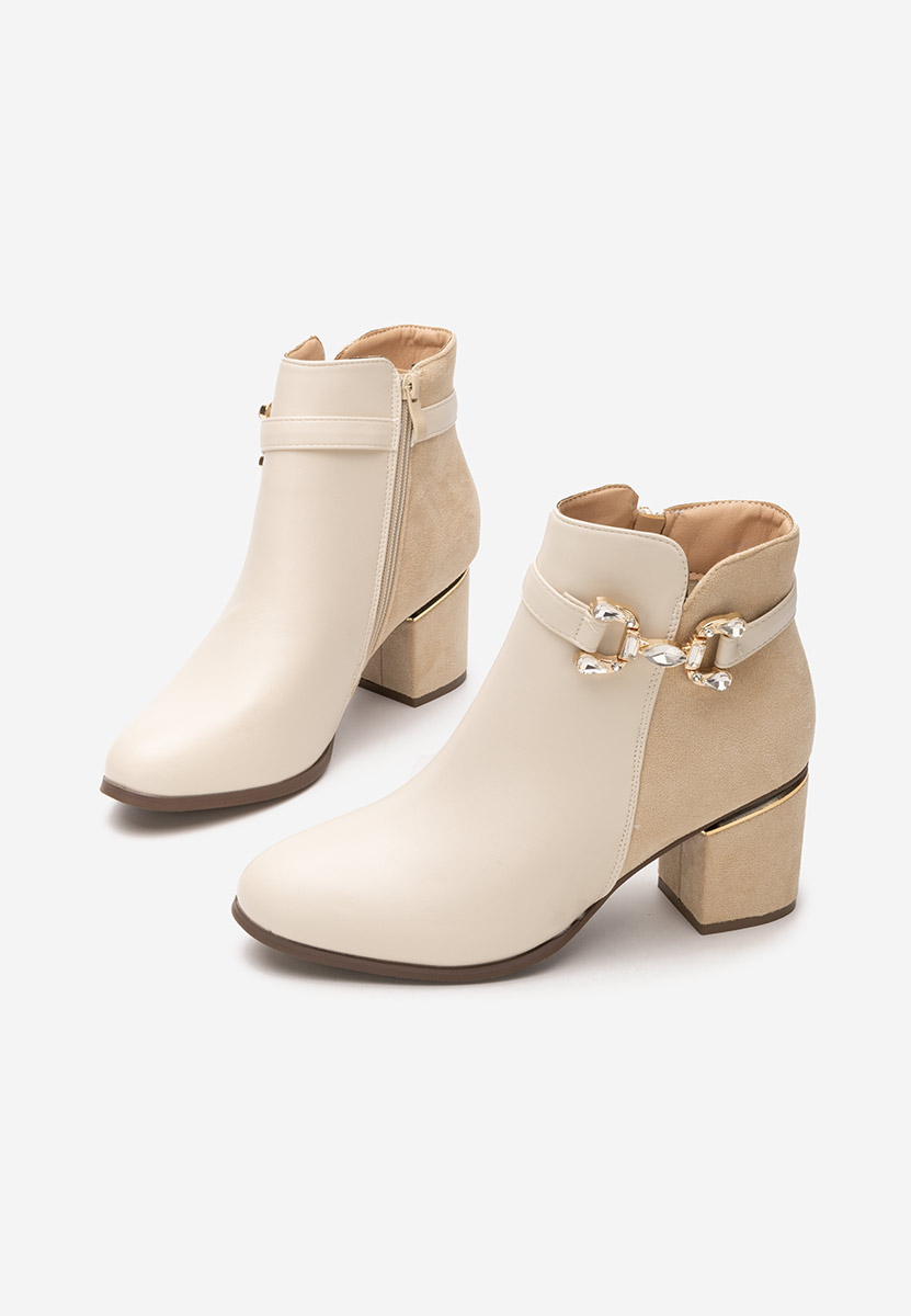 Botine dama elegante Safa bej