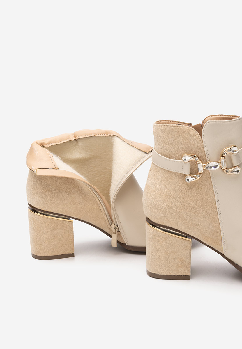 Botine dama elegante Safa bej