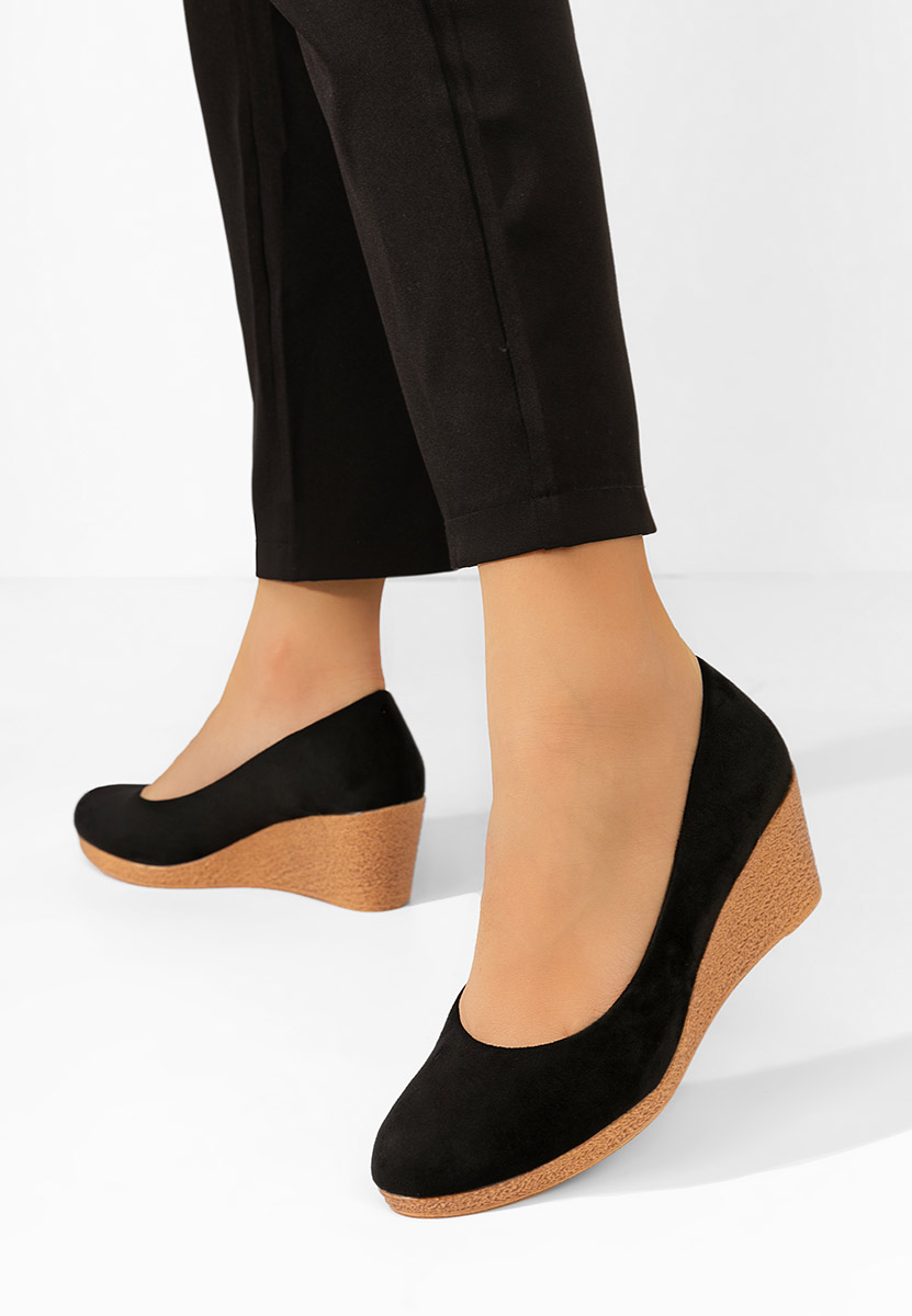 Pantofi cu platforma Gricelda negri