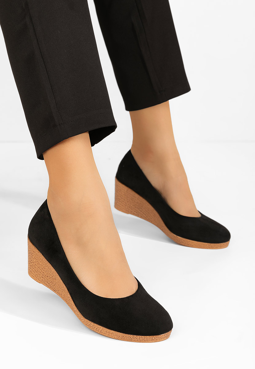 Pantofi cu platforma Gricelda negri