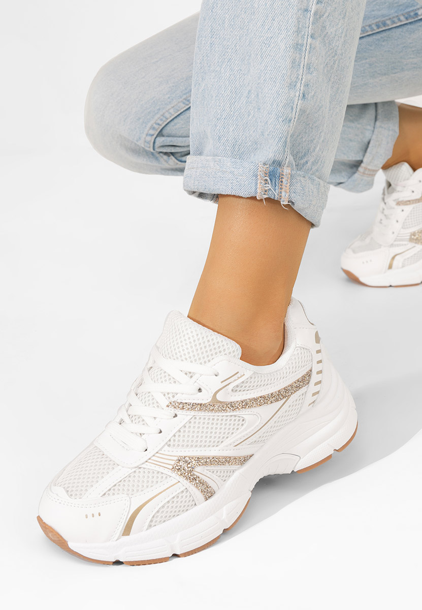 Sneakers dama Quiana albi