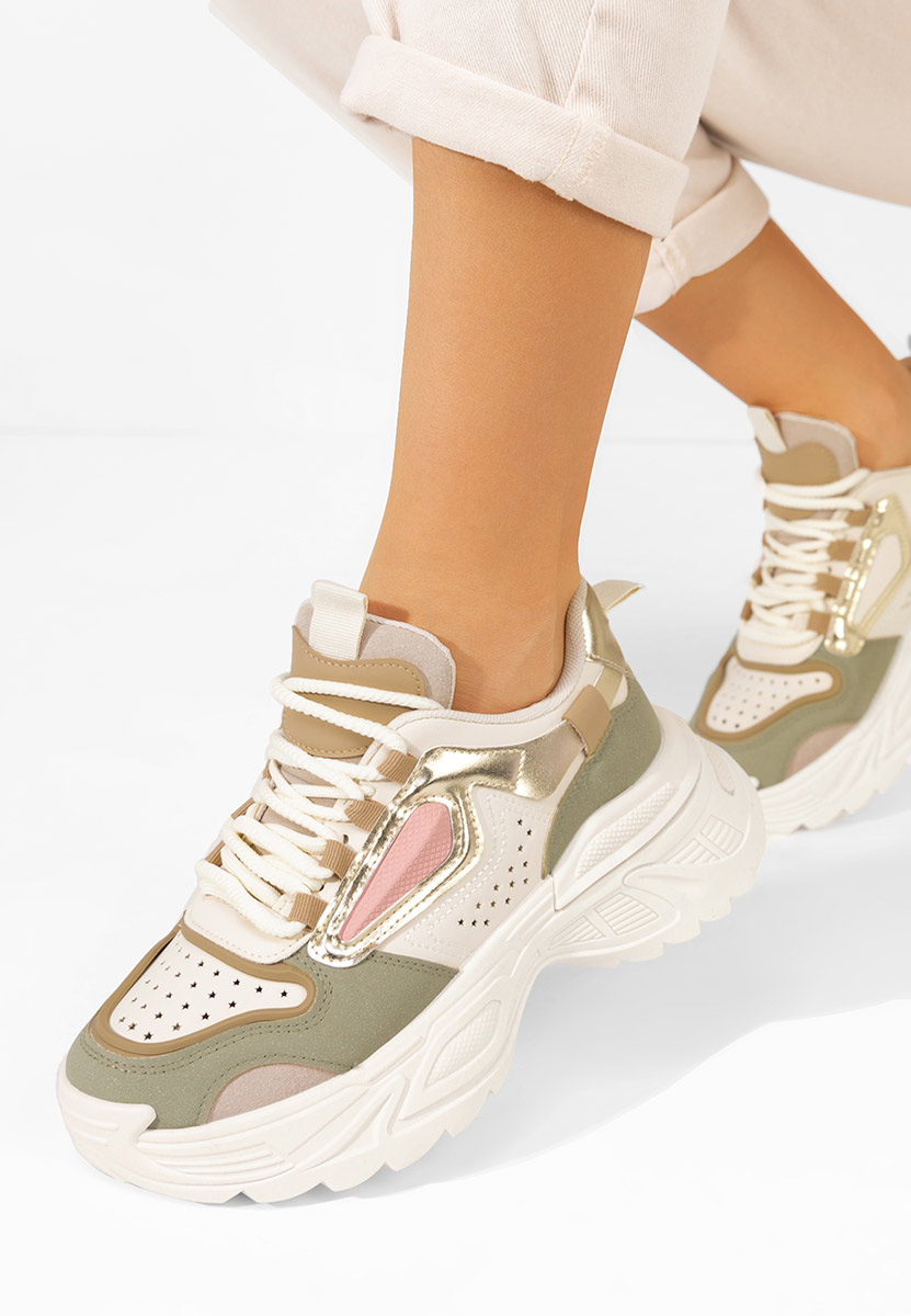 Sneakers cu platforma Dorathy verzi
