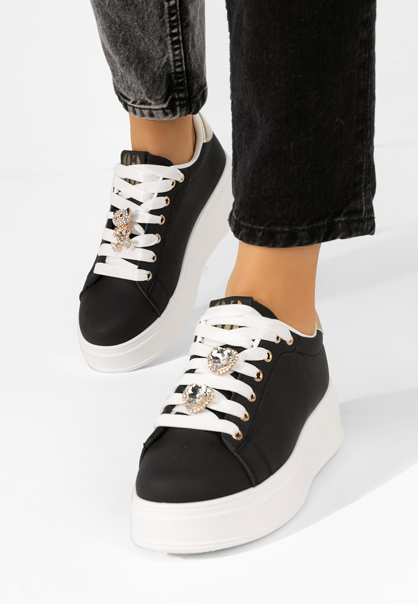 Sneakers cu platformă Ralia negrii