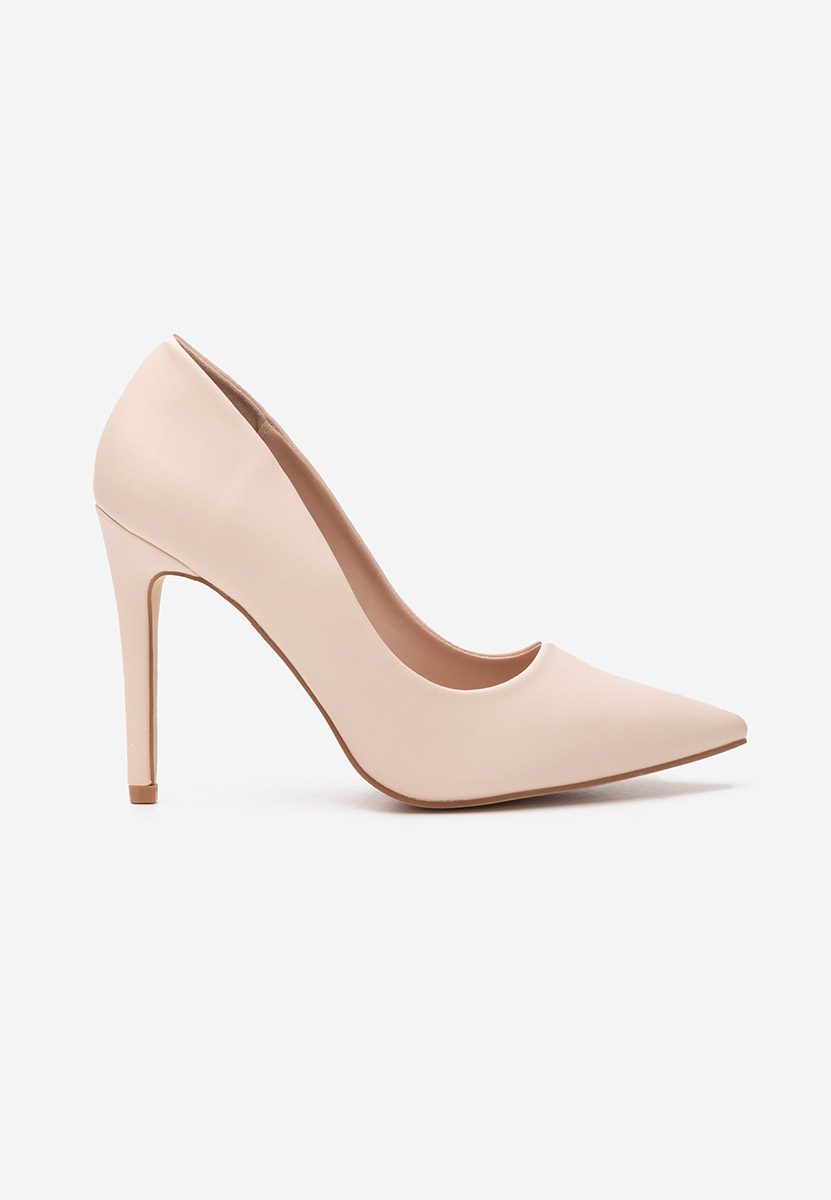 Pantofi stiletto Evangeline bej