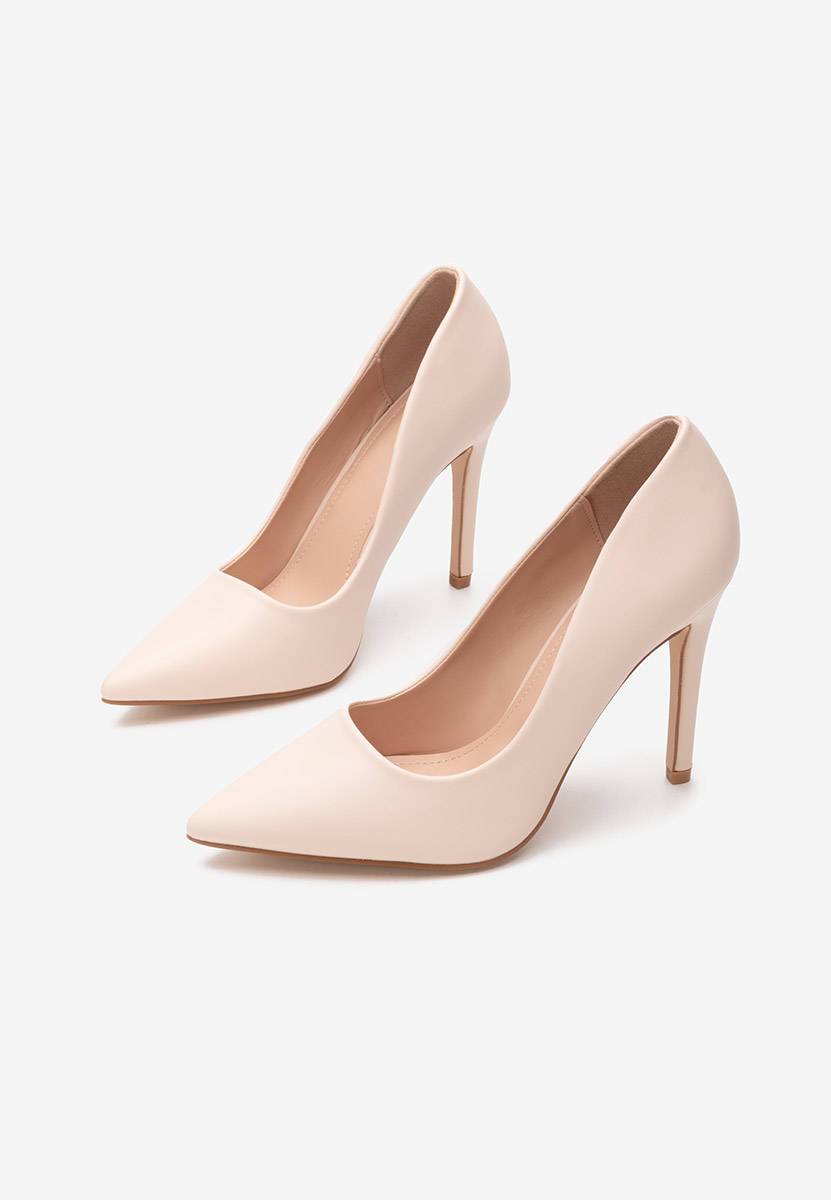 Pantofi stiletto Evangeline bej