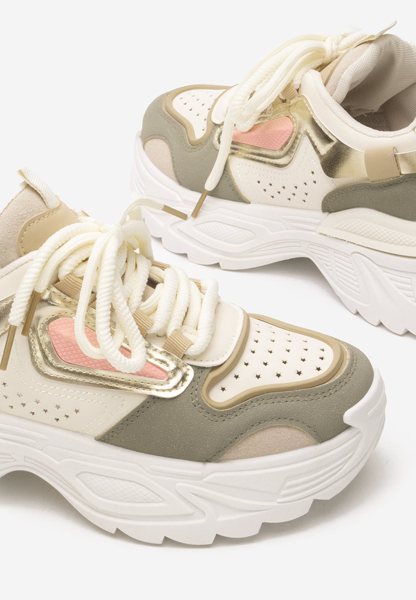Sneakers cu platforma Dorathy verzi