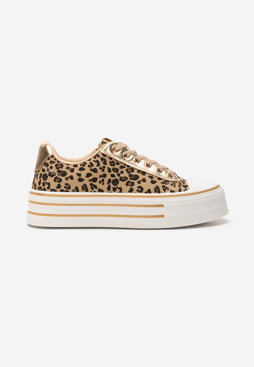 Tenisi cu platformă Lorraine leopard