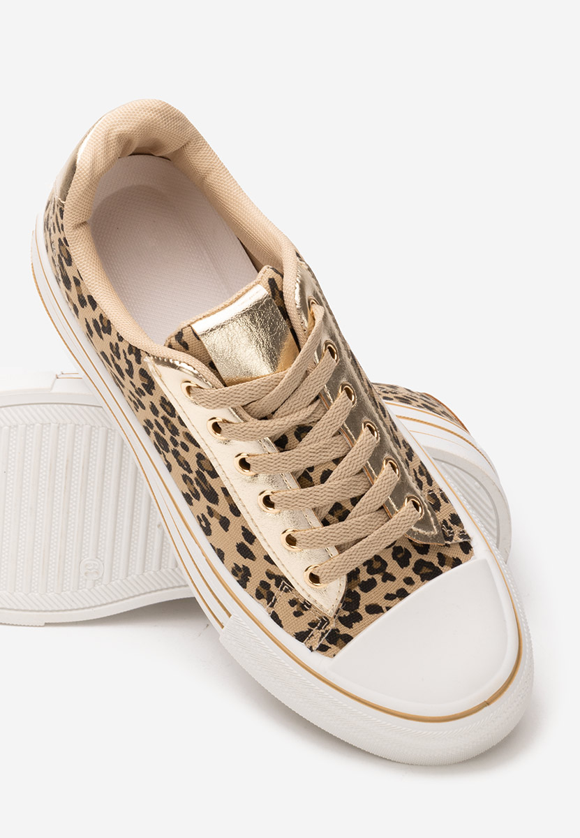 Tenisi cu platformă Lorraine leopard