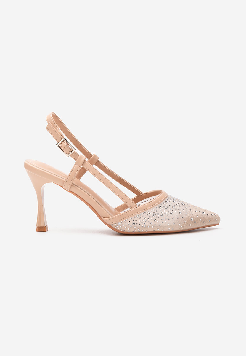 Slingback Angelas bej