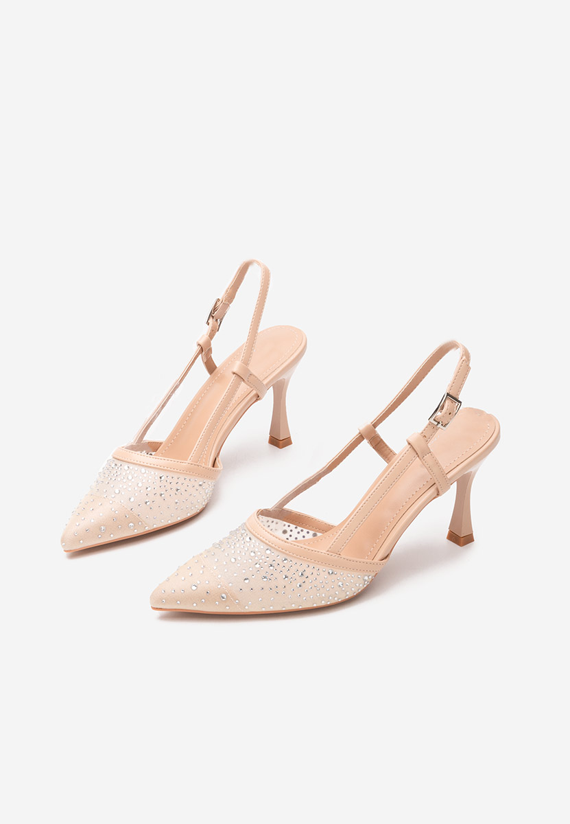 Slingback Angelas bej