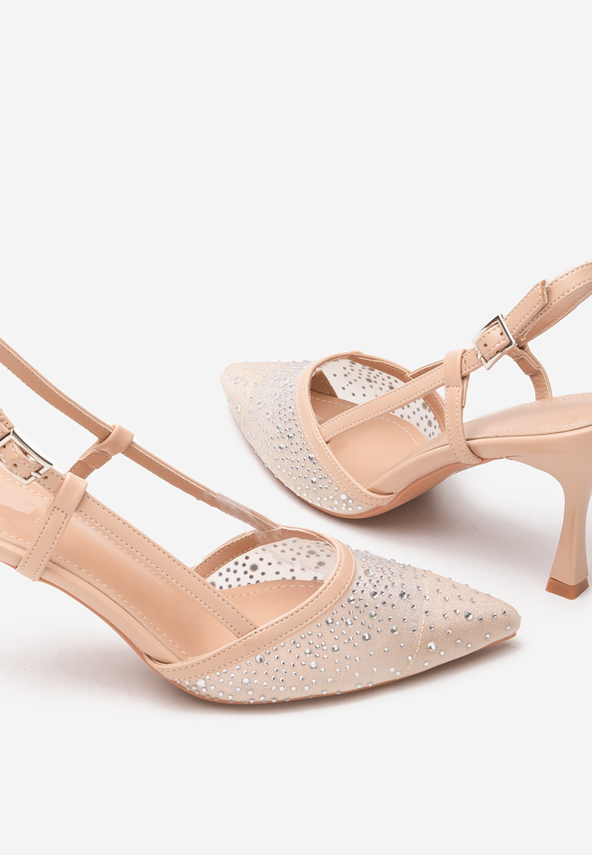Slingback Angelas bej