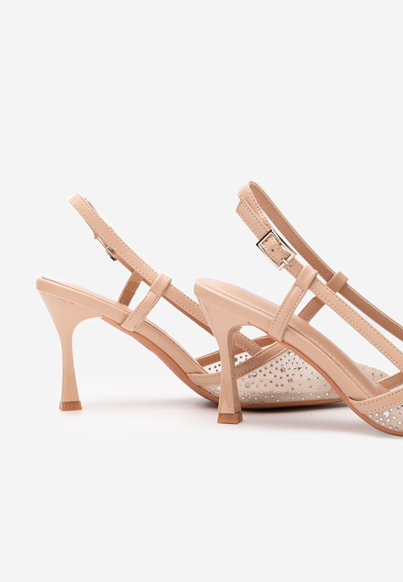 Slingback Angelas bej