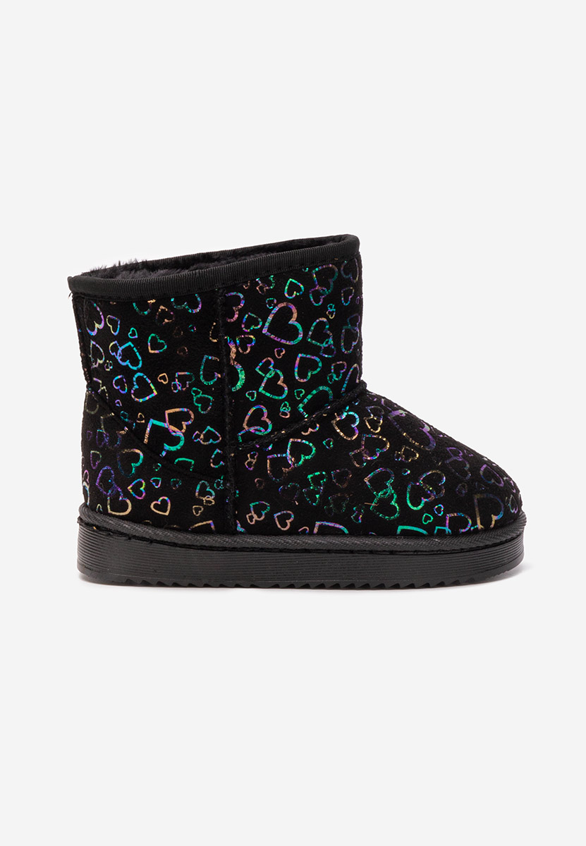 Cizme tip ugg Lindsy negre