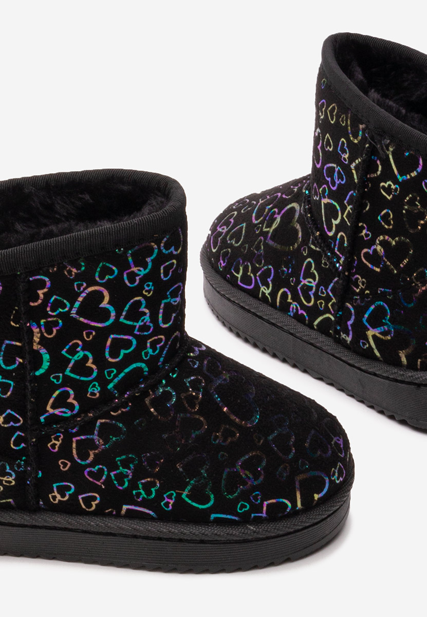 Cizme tip ugg Lindsy negre