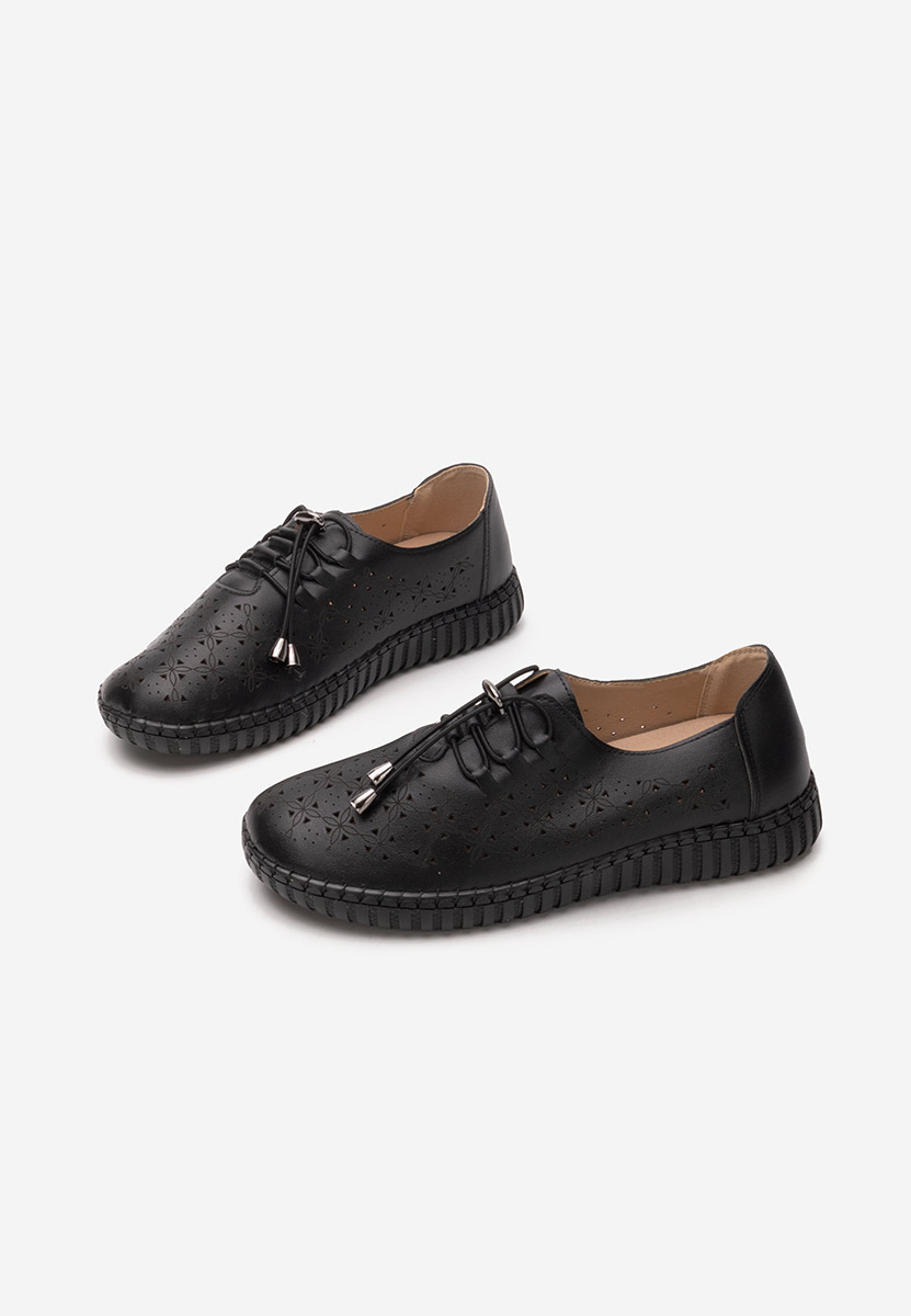 Pantofi casual dama Emaly negri