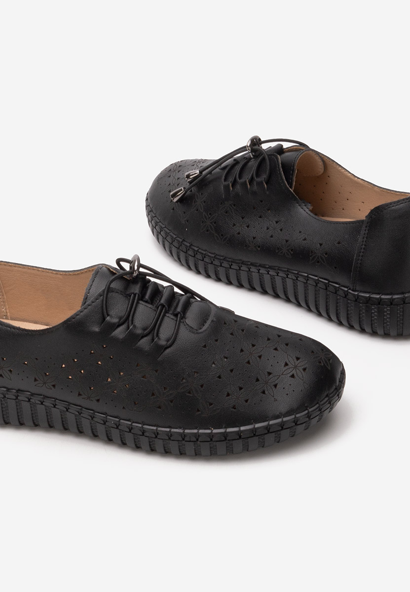 Pantofi casual dama Emaly negri