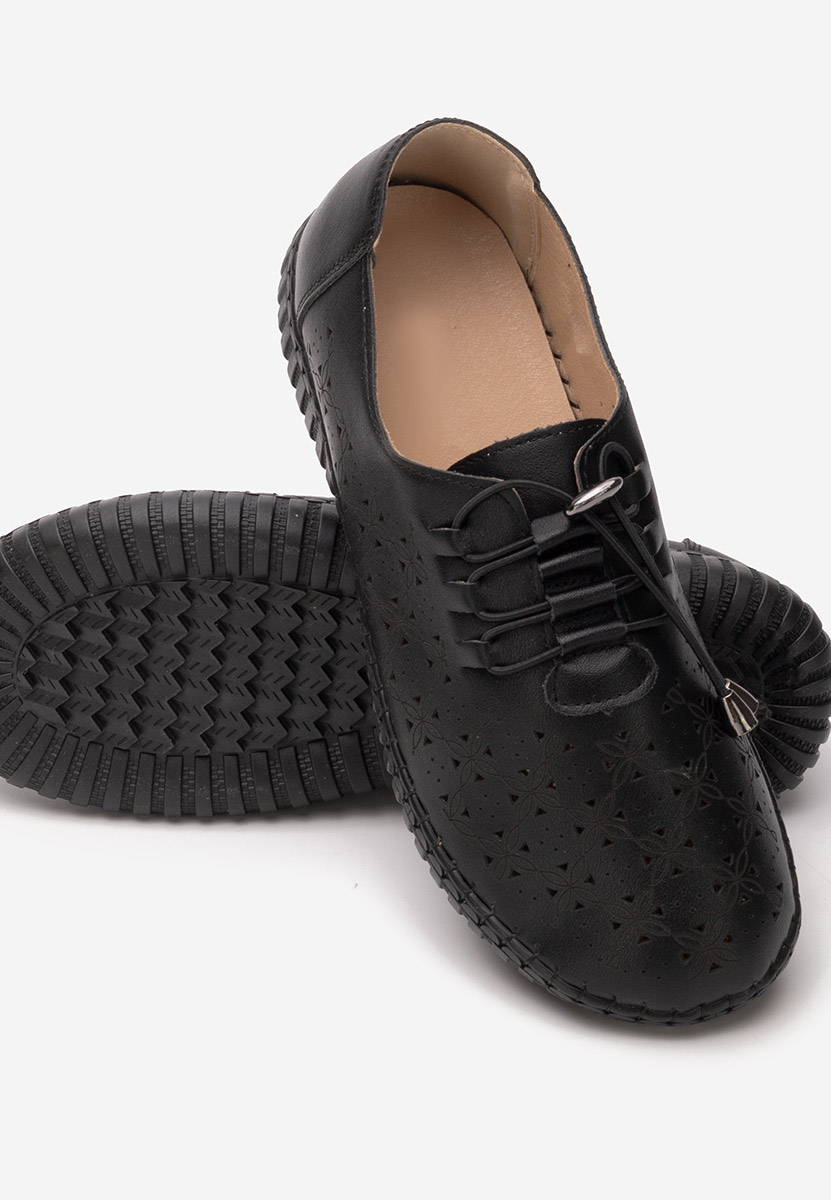 Pantofi casual dama Emaly negri