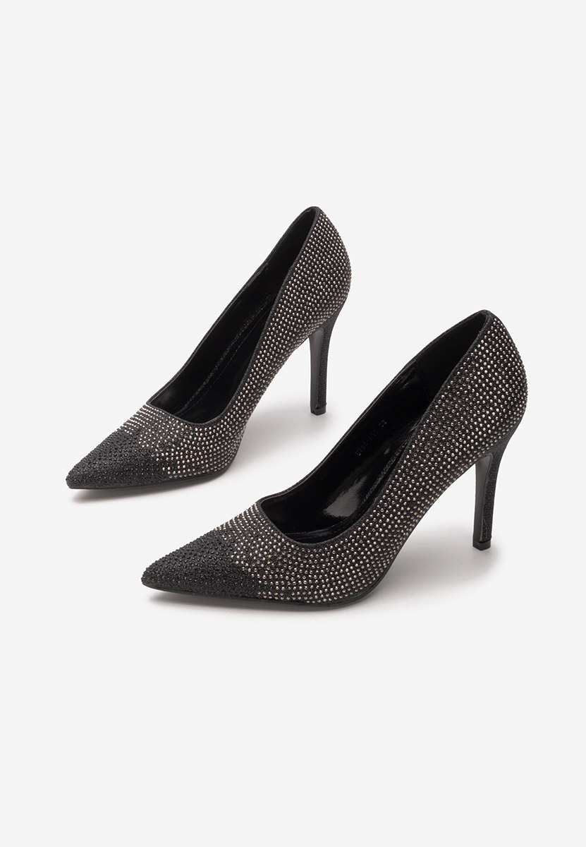 Pantofi stiletto Markita negri