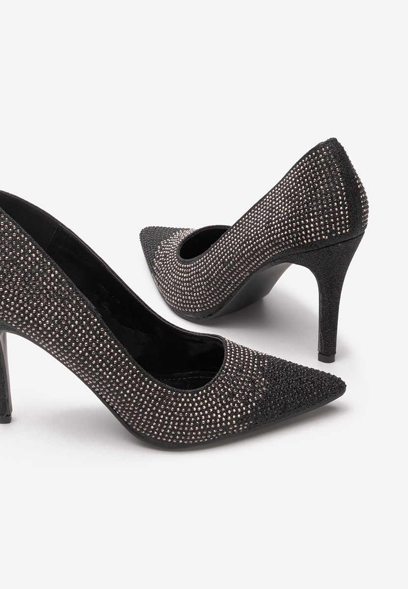 Pantofi stiletto Markita negri